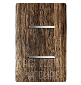 Conjunto Interruptor Simples + Paralelo  - Novara Especiais Carvalho